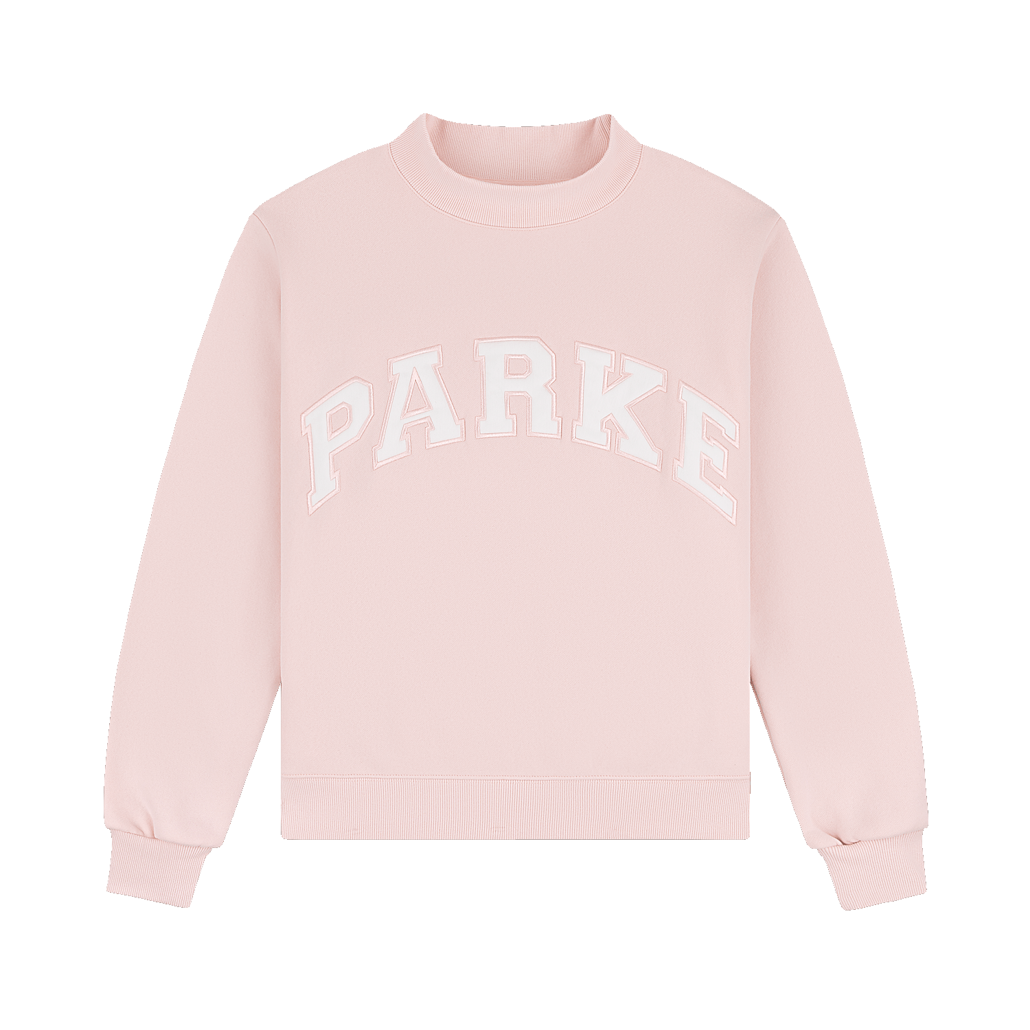 Parke Varsity Mockneck Pink